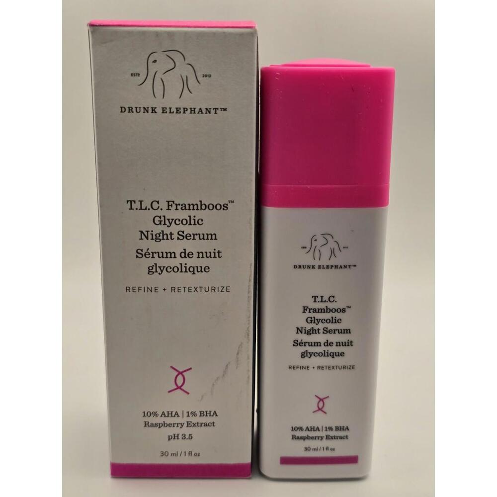 Drunk Elephant T.L.C. Framboos Glycolic Night Serum - 1 fl. oz